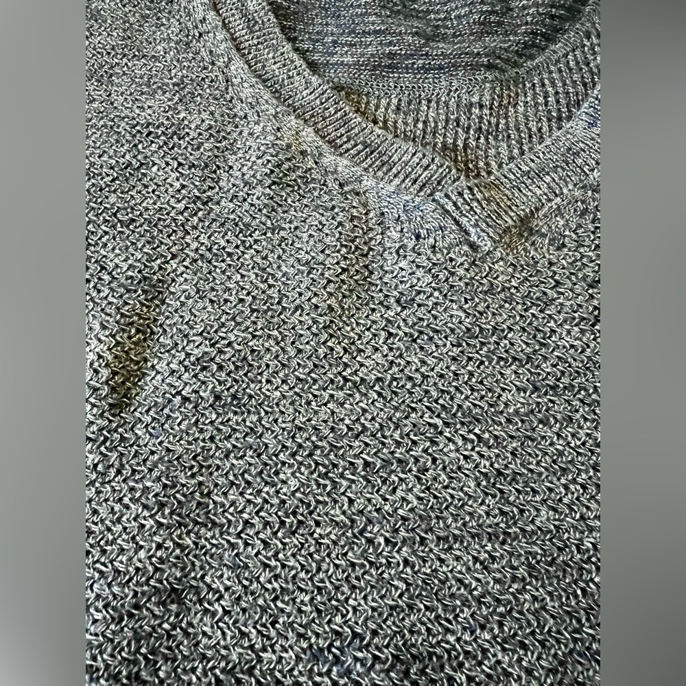 Joseph Abboud Blue/Brown V Neck Sweater XXL - Picture 3 of 5